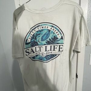Salt Life White Graphic Tee